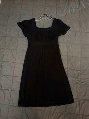 Vintage Sangria black dress with ruffles Size 6  #ruffles